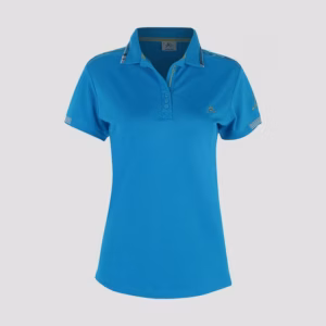 Áo Thun Thể Thao Nữ Cổ Vải Xanh Số 8 Cl1606778 - Colo Store