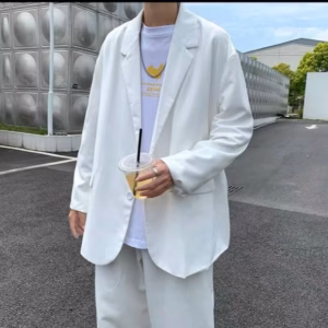 Áo Blazer Nam Dài Tay, Áo Khoác Blazer Phong Cách Hàn Quốc - Htm Fashion