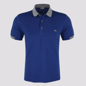 Áo Thun Thể Thao Nam Cổ Dệt Sọc Xanh Bích Cl2525258N - Colo Store