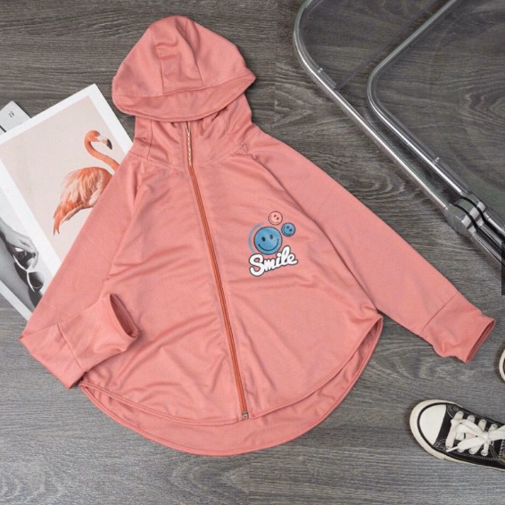 Áo Chống Nắng Dành Cho Bé Trai Bé Gái In Chữ Smile Sldcan30 - Diepchi Fashion - Ảnh 2