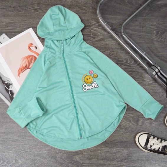 Áo Chống Nắng Dành Cho Bé Trai Bé Gái In Chữ Smile Sldcan30 - Diepchi Fashion - Ảnh 3