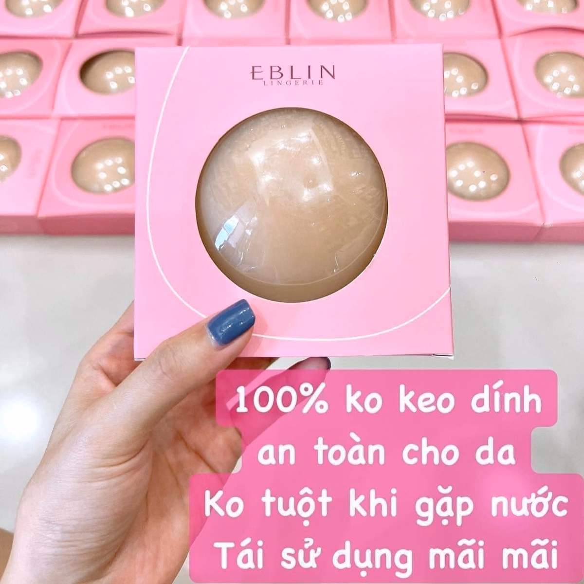 Miếng Dán Ngực Silicon Nhiệt Tự Thân - Eblin - Ảnh 6