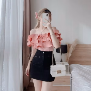 Set Áo Dập Ly Có Mút Kèm Chân Váy T948 - Aine