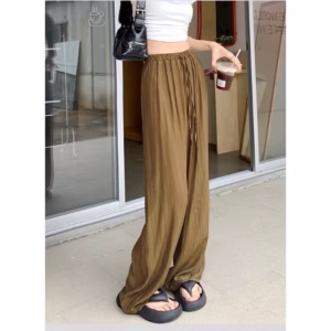 Quần Tơ Nhăn Dáng Ống Suông Mặc Cực Mát Slcxq89 - Chipxinhxk