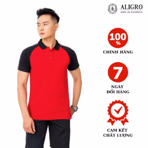 Áo Polo Nam Ngắn Tay Cotton Phối Màu Sang Trọng Algplo51 - Aligro