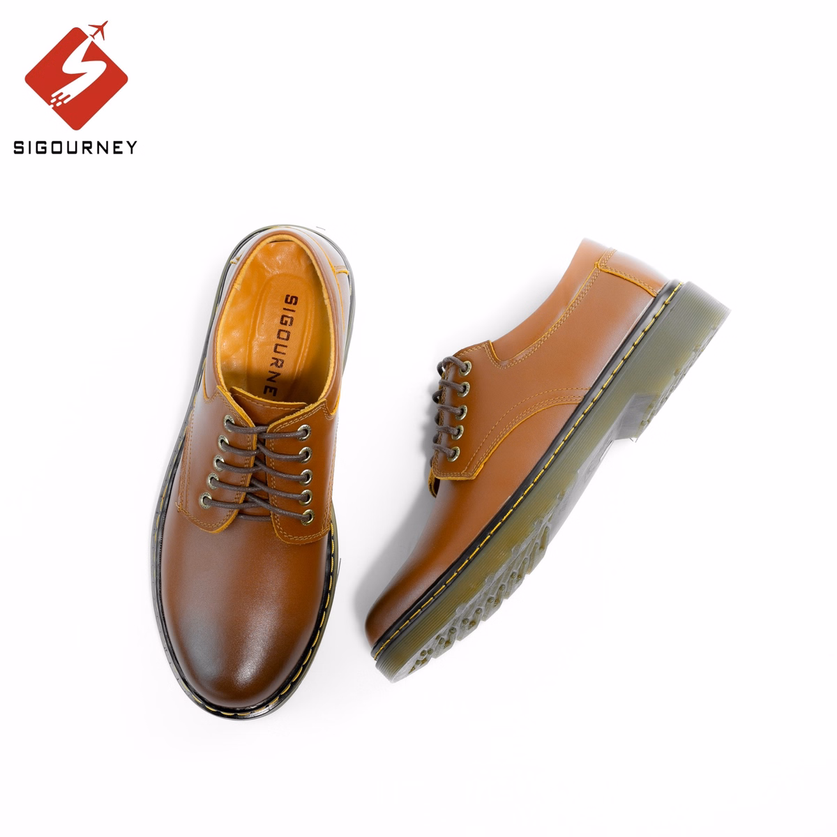 Giày Đốc Da Bò Nappa Cao Cấp Màu Nâu Patina Sdr07 - Sigourney - Ảnh 7