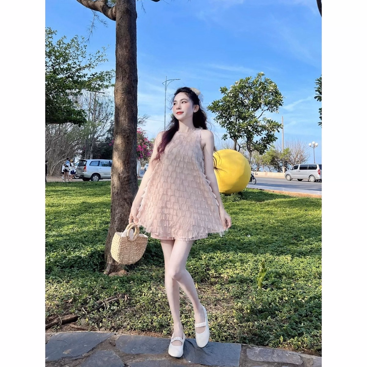 Set Bộ Đồ Nữ Áo Babydoo Mĩ Quần Ống Rộng S20- Nana House - Ảnh 2