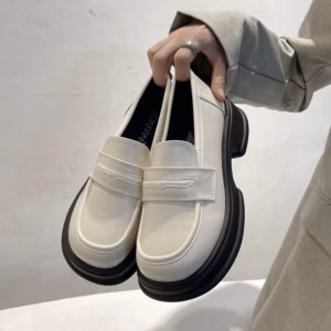 Giày Nữ Maryjane Nâng Đế, Giày Đốc Nữ Đế Bánh Mì Da Mềm Vintage Siêu Xinh 465 - Larita Fashion