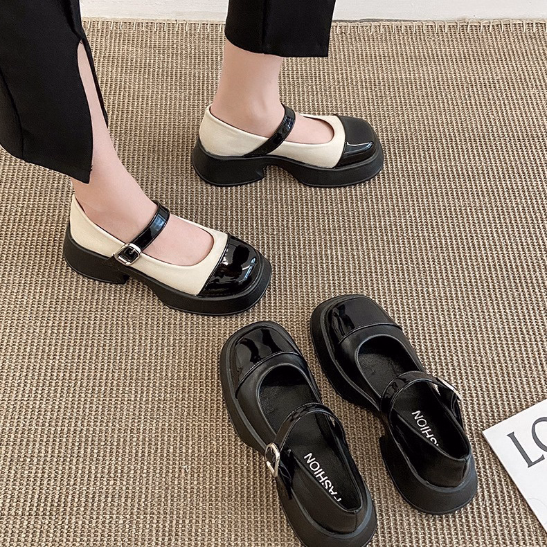 Giày Nữ Maryjane Nâng Đế, Giày Đốc Nữ Đế Bánh Mì Da Mềm Siêu Xinh 467 - Larita Fashion - Ảnh 6