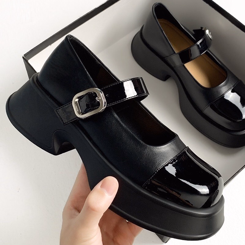 Giày Nữ Maryjane Nâng Đế, Giày Đốc Nữ Đế Bánh Mì Da Mềm Siêu Xinh 467 - Larita Fashion - Ảnh 11