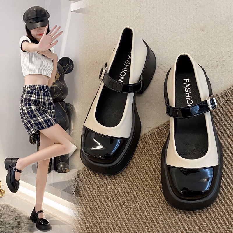 Giày Nữ Maryjane Nâng Đế, Giày Đốc Nữ Đế Bánh Mì Da Mềm Siêu Xinh 467 - Larita Fashion - Ảnh 12