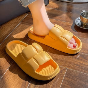 Dép Bánh Mỳ Đế Xốp Tăng Chiều Cao Quai Ngang Chống Mùi Vân Nổi Siêu Đẹp D064- Lady'S Passion