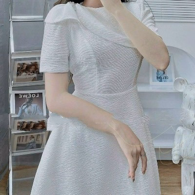 Đầm Xòe Dài Kèm Phụ Kiện Chất Xốp Gạo V948H - Aine - Ảnh 4