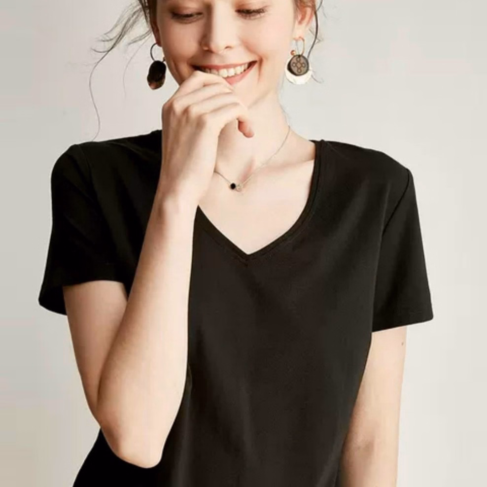 Áo Thun Nữ, Áo Phông Chất Cotton Thoáng Mát - Chinchin Store - Ảnh 2