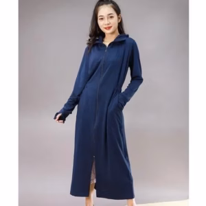 Áo Choàng Chống Nắng Toàn Thân 1 Lớp Thông Hơi Thiết Kế Eo Chun Nữ Tính Slcxan05A1 - Chipxinhxk