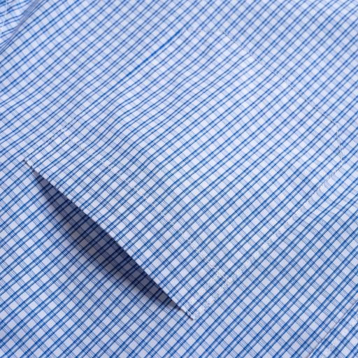 Áo Sơ Mi Nam Cộc Tay Bamboo Kẻ Caro Navy Algs-C120 - Aligro - Ảnh 6