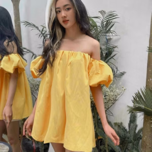 Áo Nữ Tay Phồng Bèo Nhúm Nữ Tính - Ausa House