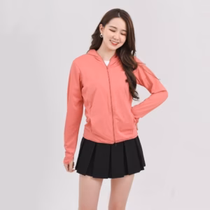 Áo Chống Nắng 1 Lớp Thông Hơi Kèm Túi Cuộn Dành Cho Các Bạn Nữ Sldcan01 - Diepchi Fashion