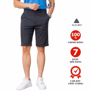 Quần Sooc Nam Kẻ Đen Algqs1064 - Aligro