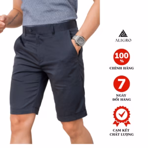Quần Sooc Nam Kẻ Vuông To Algqs1065 - Aligro