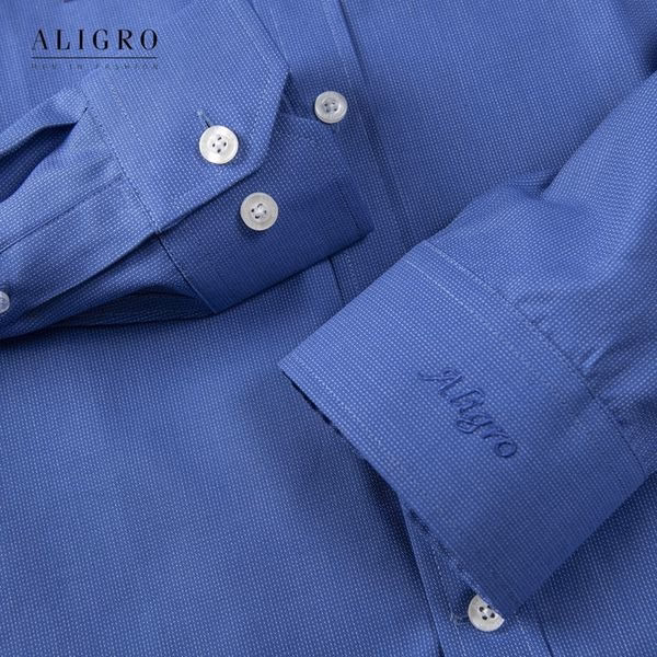 Áo Sơ Mi Dài Tay Blue Chấm Trắng Algs199 - Aligro - Ảnh 5