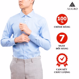 Áo Sơ Mi Dài Tay Blue Algs197 - Aligro