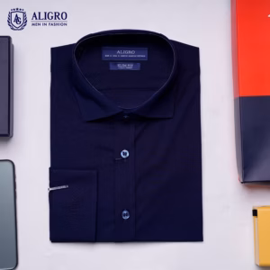 Áo Sơ Mi Dài Tay Tím Than Algs173 - Aligro