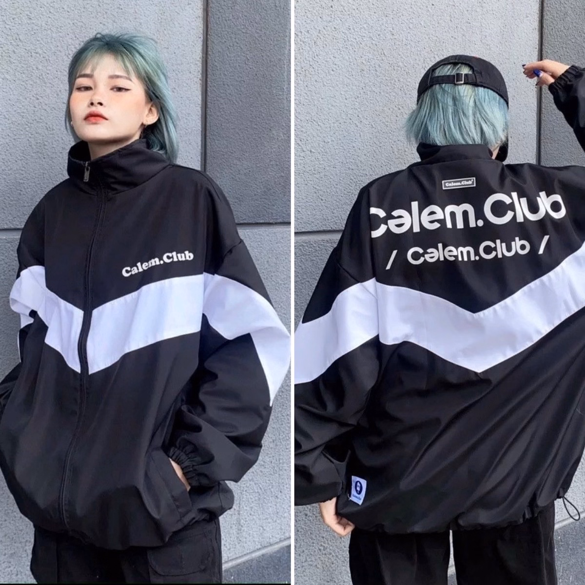 Áo Khoác Bomber Dù Calem .Club Nam Nữ Form Rộng Unisex Gu006 - Sam Store
