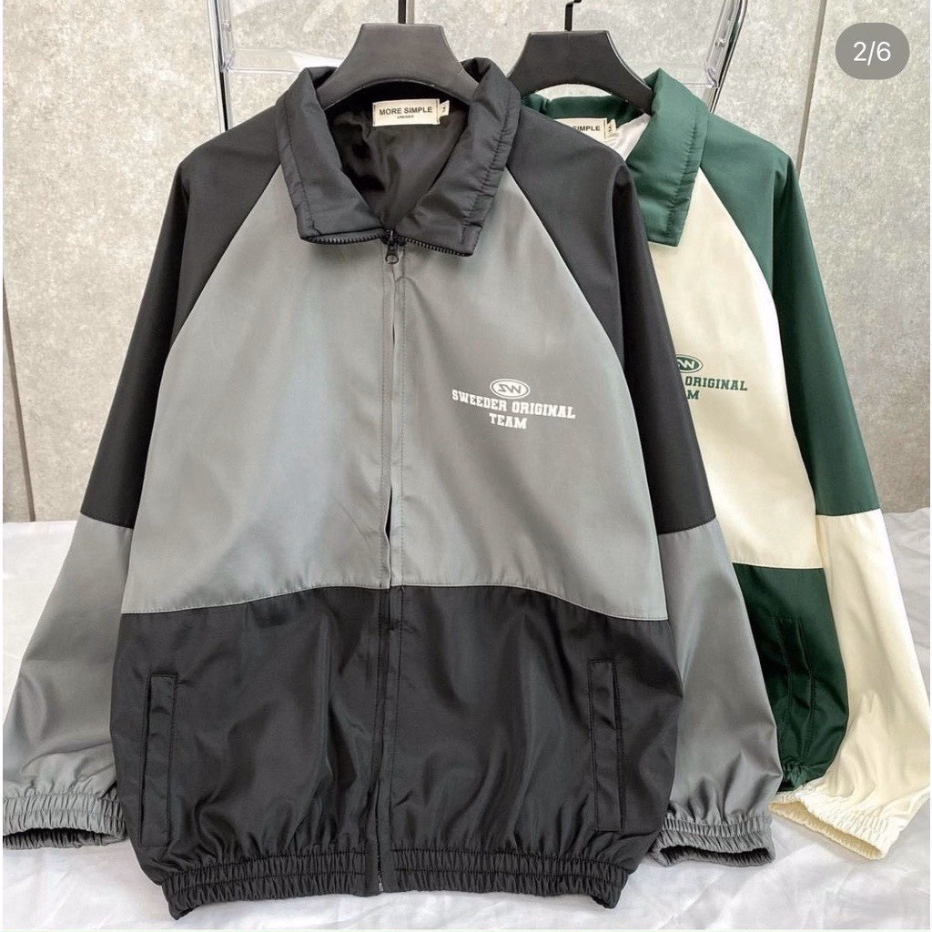 Áo Khoác Dù Bomber Sweeder Original Form Rộng Nam Nữ Unisex Gu008 - Sam Store - Ảnh 2