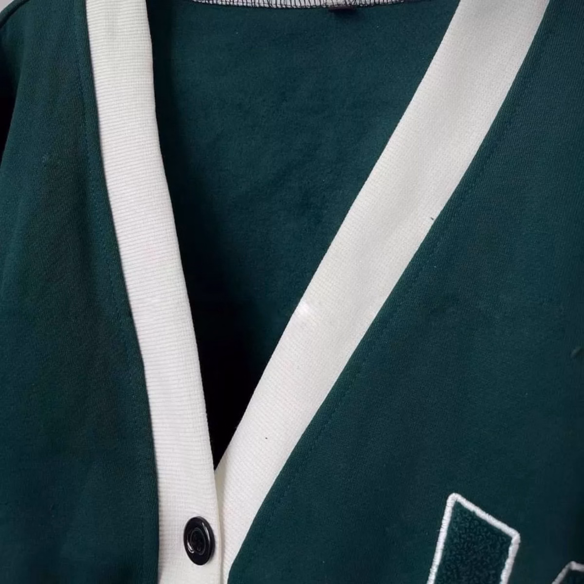 Áo Khoác Cadigan Nữ Mặt Cười Nỉ Cotton - Ảnh 6