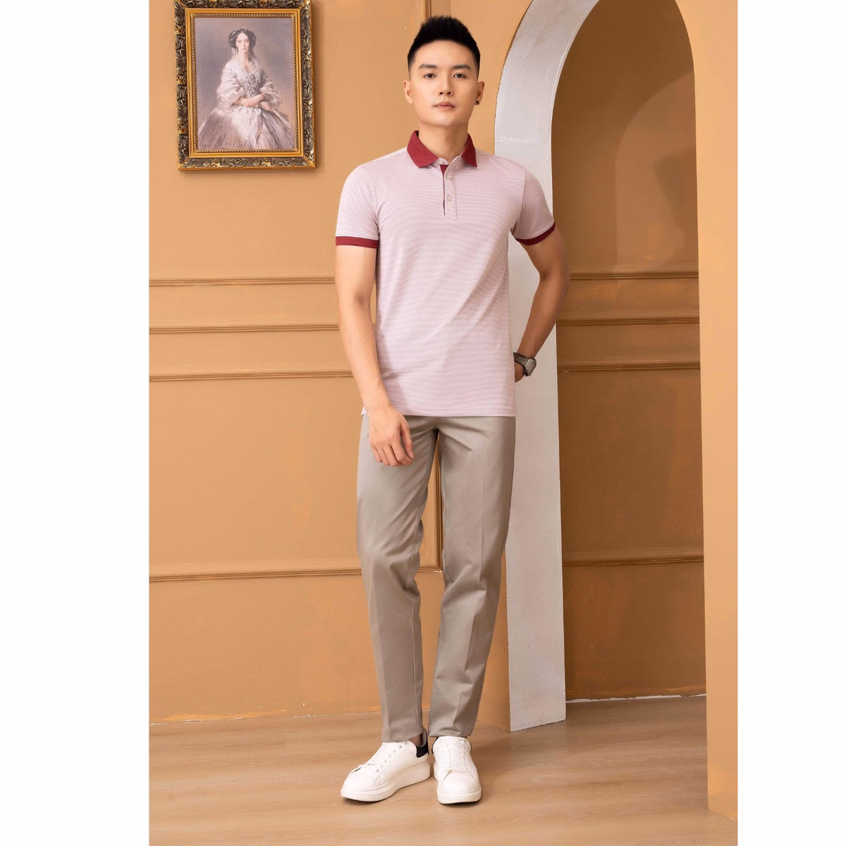 Quần Kaki Nam Ghi Sáng Algk059 - Aligro - Ảnh 4