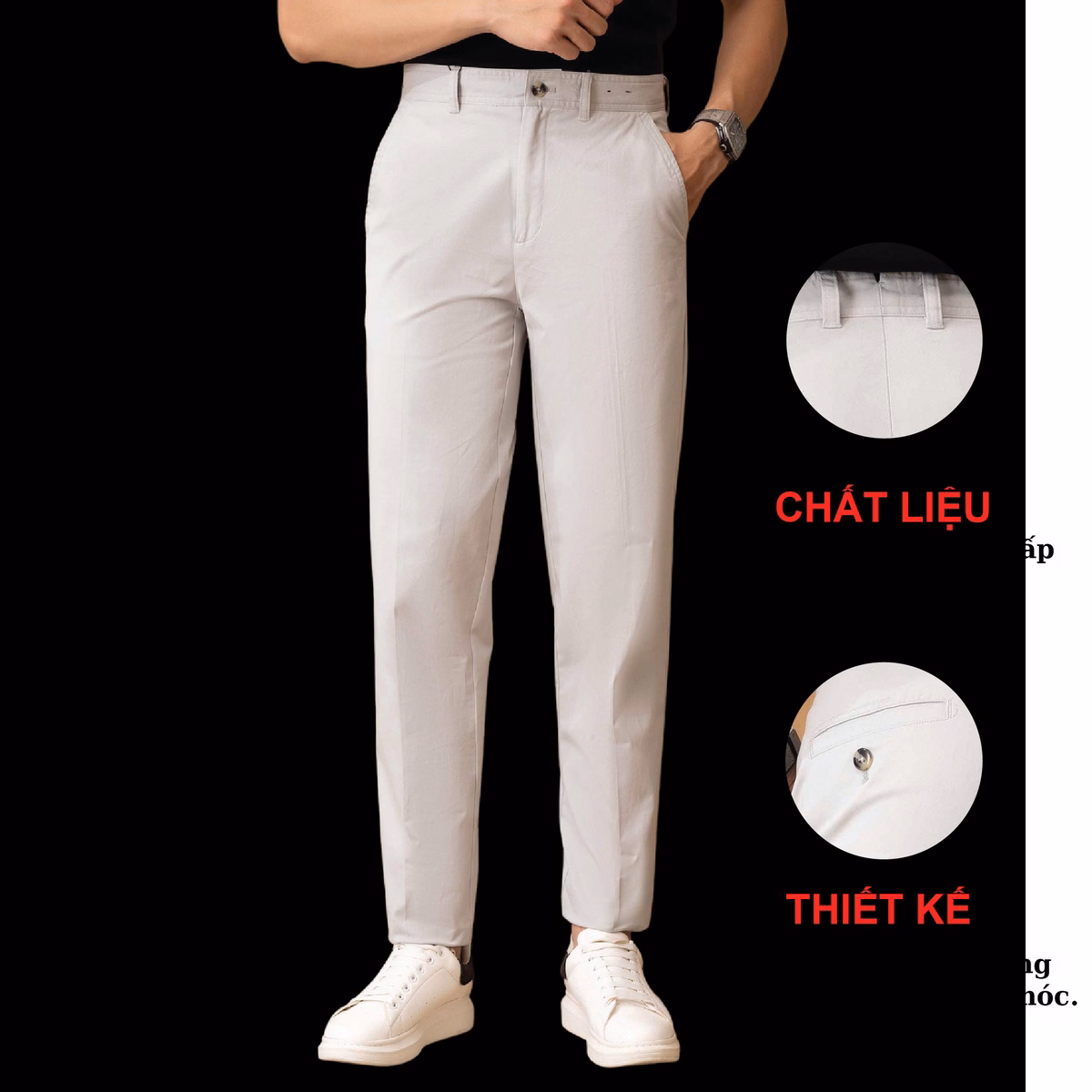 Quần Kaki Nam Be Nhạt Algk060 - Aligro - Ảnh 2