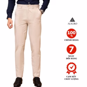 Quần Kaki Màu Ghi Trắng Algk062 - Aligro