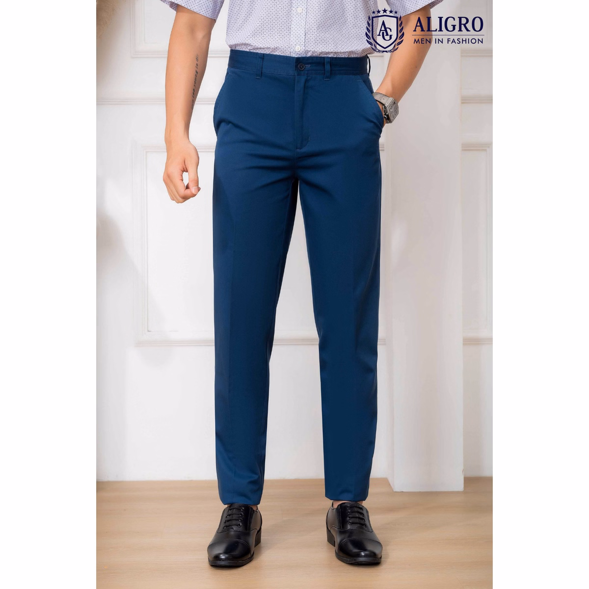 Quần Kaki Xanh Đen Algk063 - Aligro - Ảnh 5