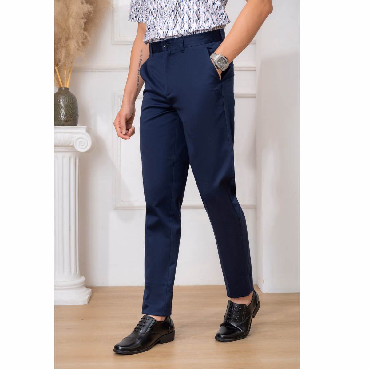 Quần Kaki Nam Xanh Cẩm Algk071 - Aligro - Ảnh 2