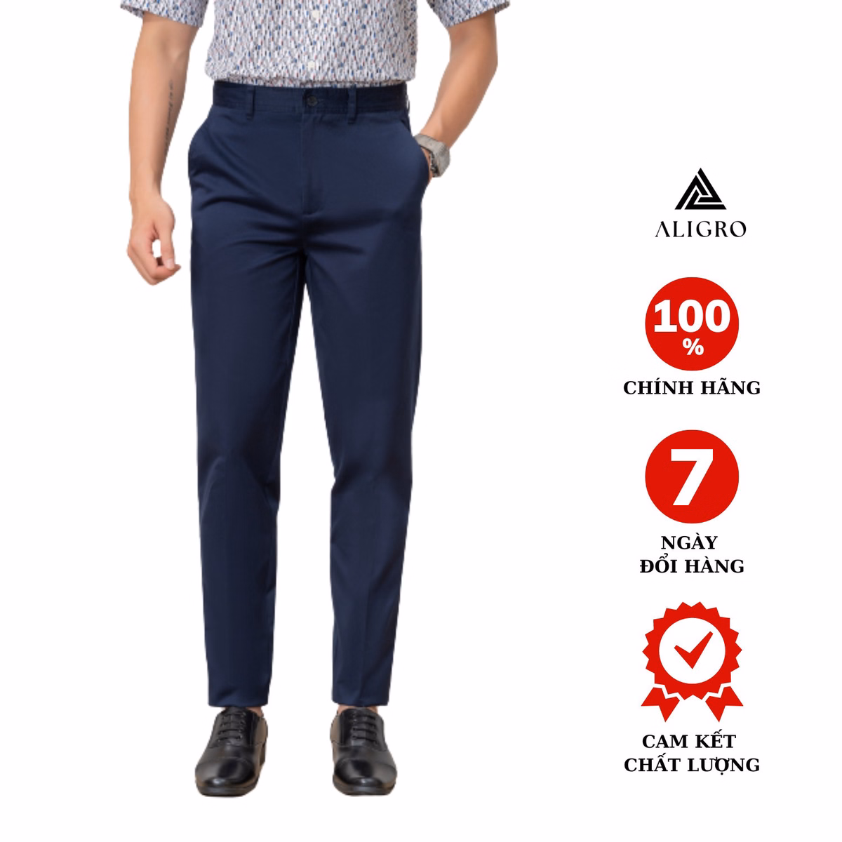 Quần Kaki Nam Xanh Cẩm Algk071 - Aligro