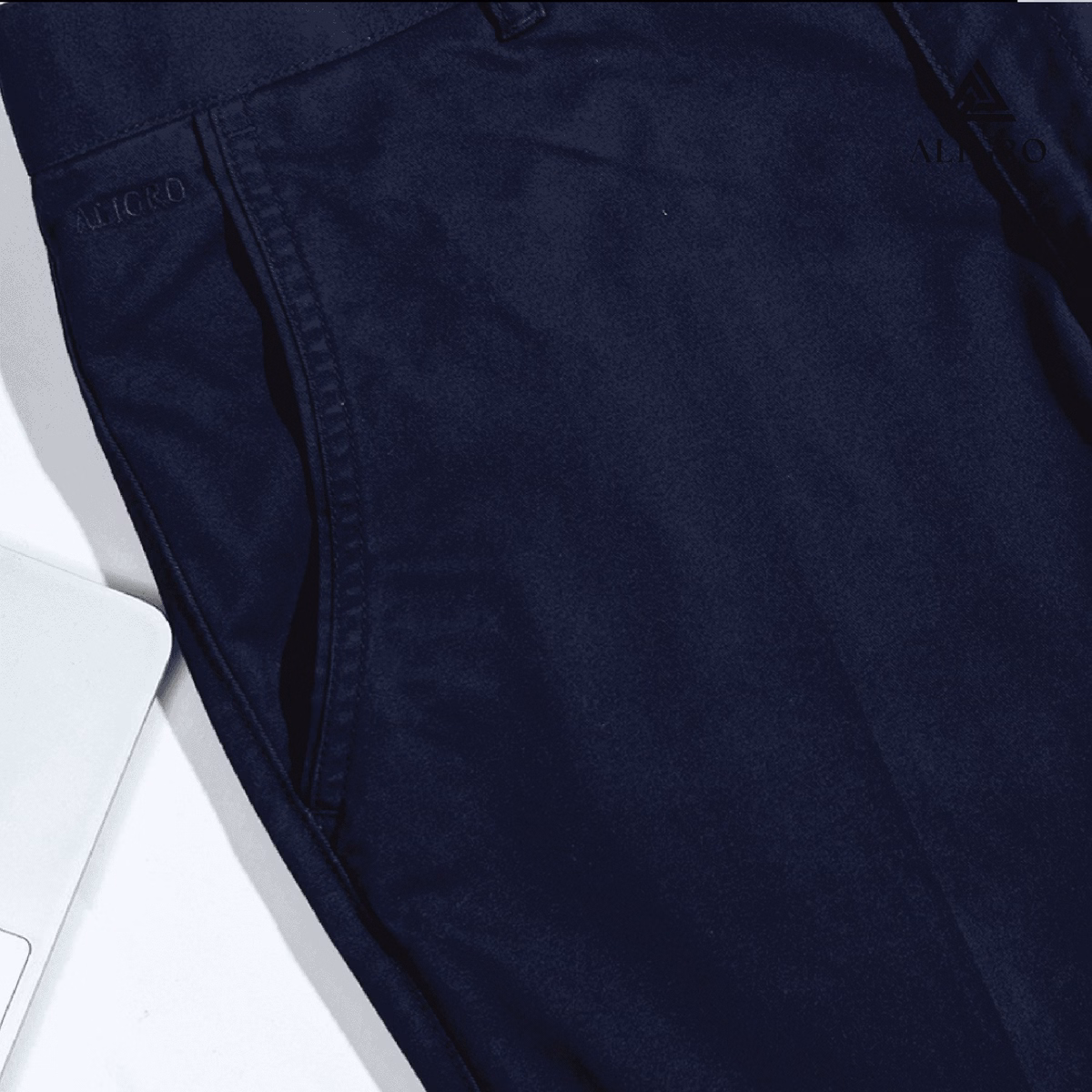 Quần Kaki Nam Màu Xanh Đen Algk056 - Aligro - Ảnh 4