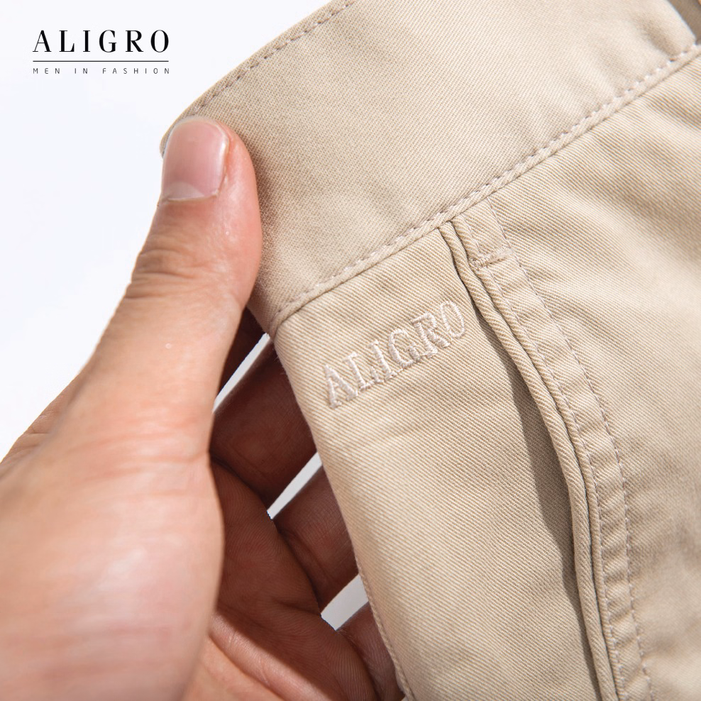 Quần Kaki Nam Màu Be Algk055 - Aligro - Ảnh 2