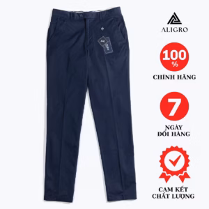 Quần Kaki Nam Màu Navy Algk048 - Aligro