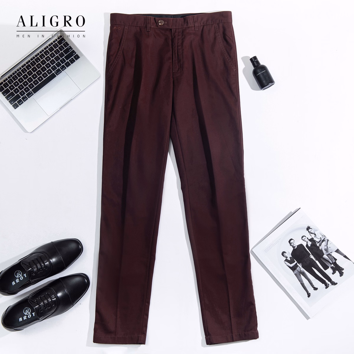 Quần Kaki Nam Wine Algk038 - Aligro - Ảnh 2