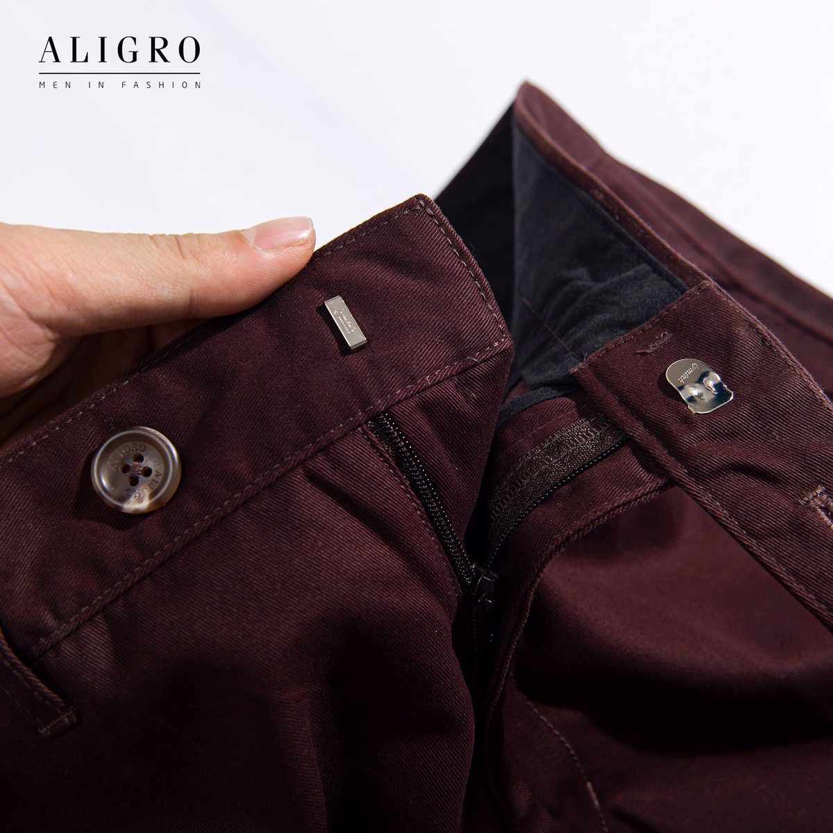 Quần Kaki Nam Wine Algk038 - Aligro - Ảnh 3