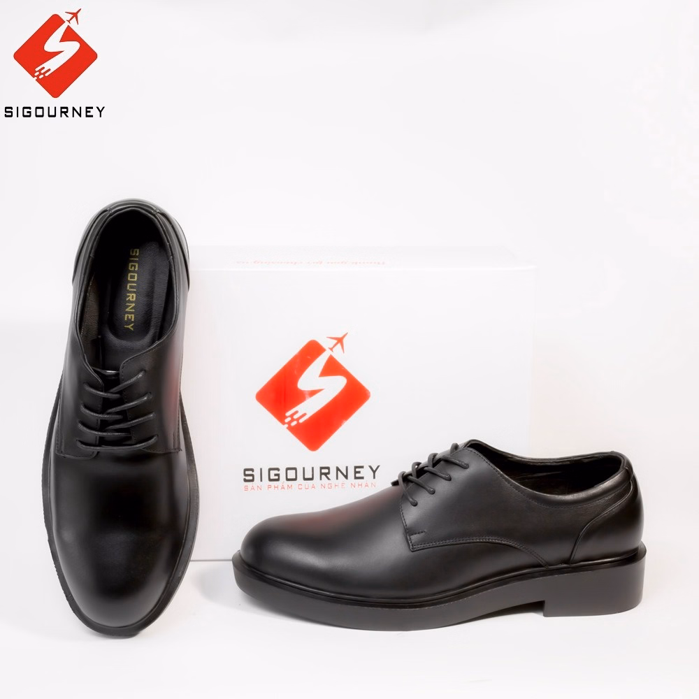 Giày Chunky Derby Da Bò Nappa Sig37 Phong Cách Trẻ Trung Thanh Lịch - Sigourney - Ảnh 6
