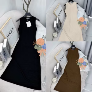 Đầm Váy Nữ Thun Cotton Cổ Tròn Form Dài Dd58 - Nana House