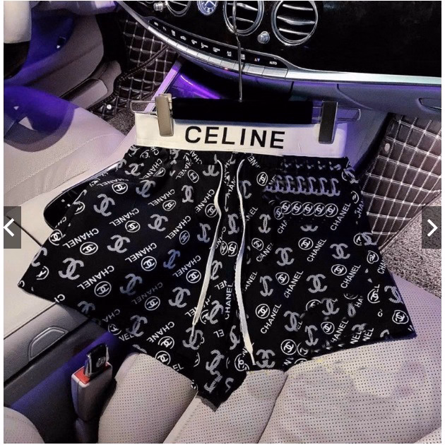 Quần Short Lụa Họa Tiết Dáng Xòe Cạp In Chữ Chuẩn Hotgirl Sldcq91 - Diepchi Fashion - Ảnh 3