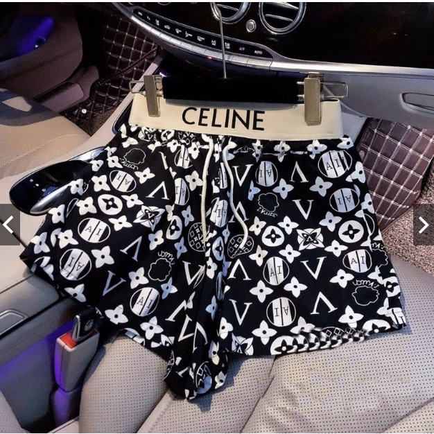 Quần Short Lụa Họa Tiết Dáng Xòe Cạp In Chữ Chuẩn Hotgirl Sldcq91 - Diepchi Fashion - Ảnh 4