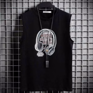 Áo Thun Ba Lỗ Nam Nữ In Hình Tai Nghe Nhạc Thời Trang Freesize Sht74 - Minh Hà House