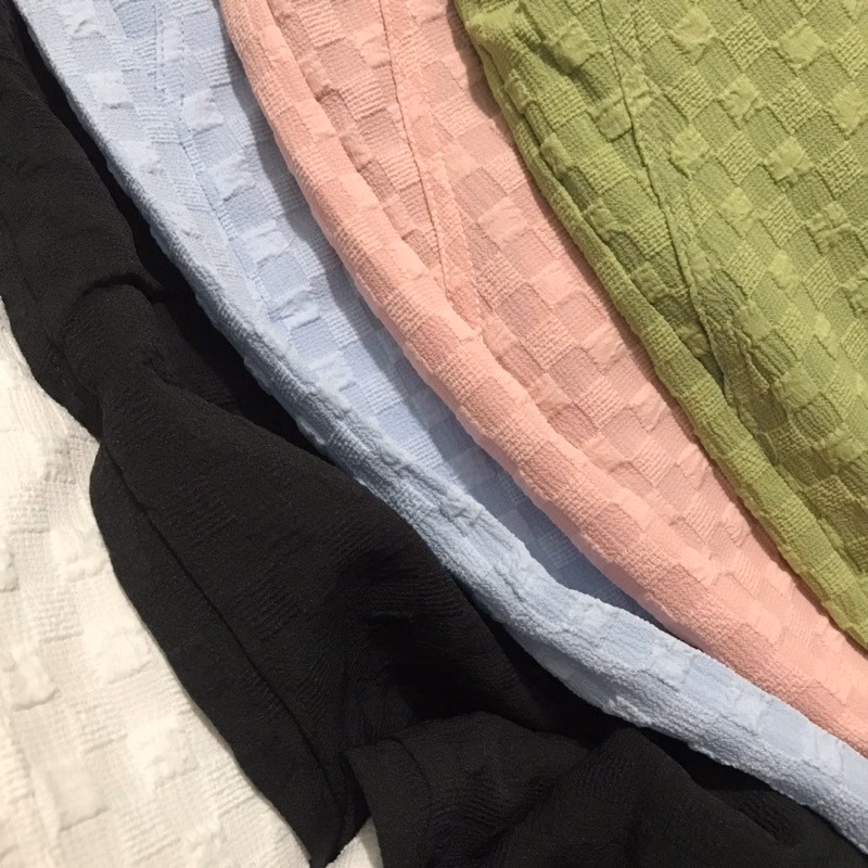 Quần Ống Rộng Dập Họa Tiết Caro Chất Xốp, Siêu Hack Dáng Sldcq88 -Diepchi Fashion - Ảnh 2