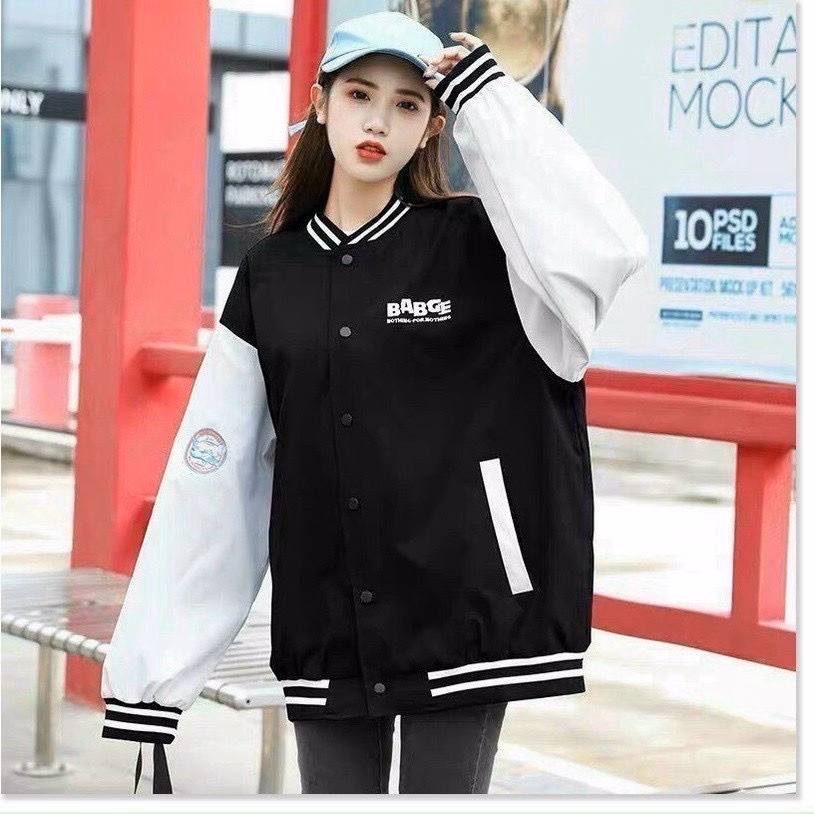 Áo Khoác Dù Bomber Babge Form Rộng 2 Lớp Gu016 - Sam Store - Ảnh 4