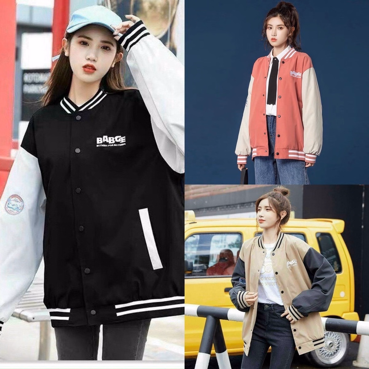 Áo Khoác Dù Bomber Babge Form Rộng 2 Lớp Gu016 - Sam Store - Ảnh 7