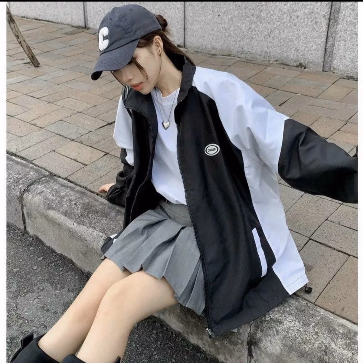 Áo Khoác Dù Bomber Cinder Form Rộng 2 Lớp Gu017 - Sam Store - Ảnh 2